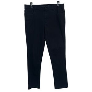 Machine Custom Co. Men's Black Slim Straight Pants Size 36X32